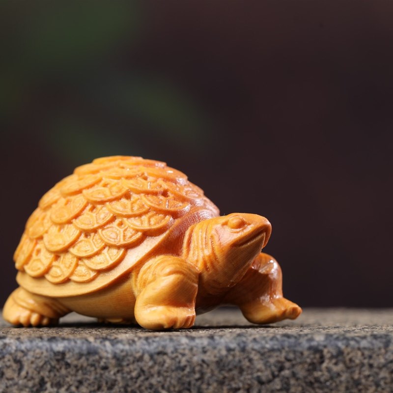 紫檀木崖柏金钱龟桌面摆件文玩盘玩手把件乌龟地摊夜市直播货源