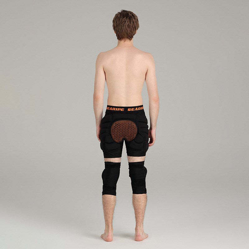 SEARIPE雪怡派滑雪护具护臀垫单双板防摔裤护臀护膝内穿护具套装