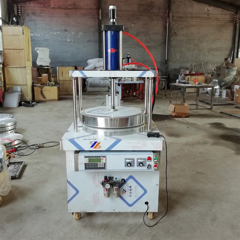 鸡蛋灌饼机 电热烙饼机器 商用全自动油酥饼机 气动压饼机