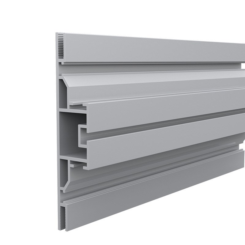 12cm双面展会卡布灯箱铝型材无边框U型卡布铝型材双面灯箱边框