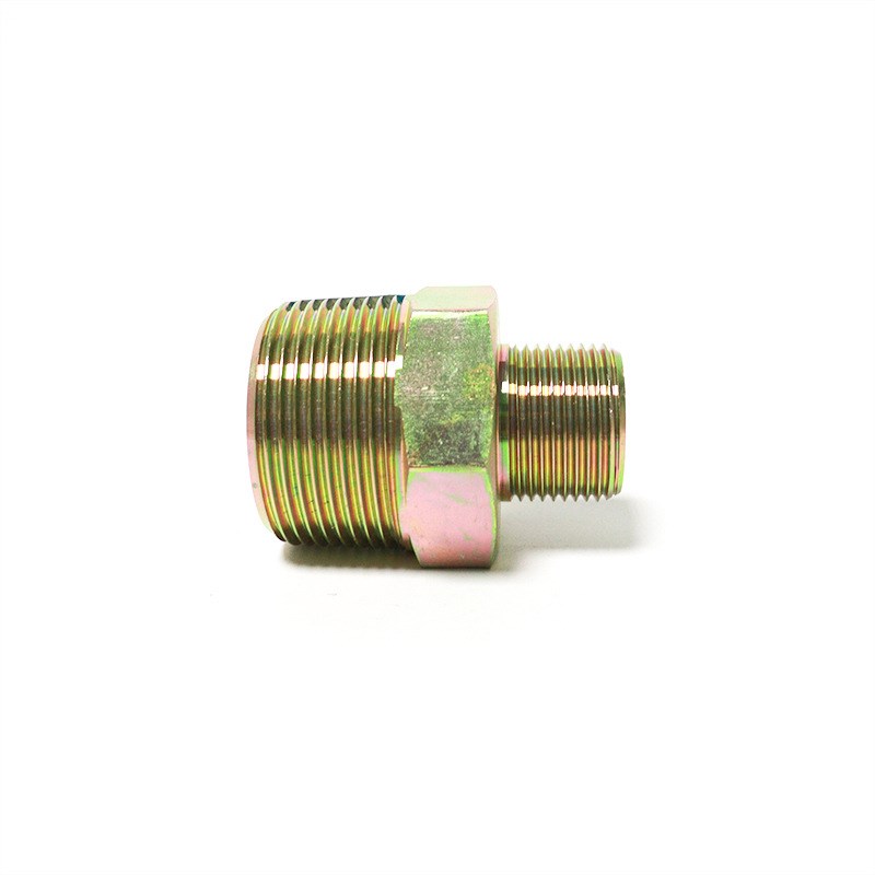 液压接头双外丝直接外牙直通对丝1寸x1.2寸C液压管件油管接头
