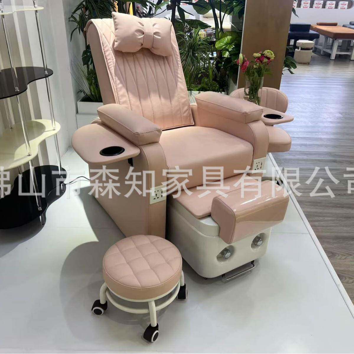 通水美甲沙发椅电动足疗足浴美睫沙发躺椅修甲美足沐足椅低价