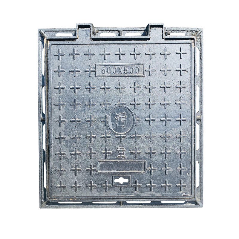 球墨铸铁方井盖500*500 检修井盖 草坪井盖 穿线井井盖 弱电井盖