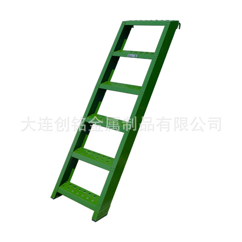 创铭铝合金挂梯箱货车登车梯子铝合金登车梯登高梯子带挂钩的直梯