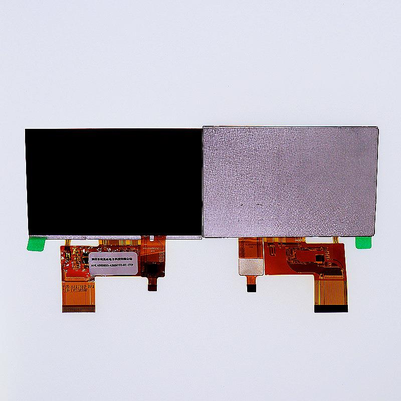 4.3寸TFT屏800480RGB接口ALDL视角TBG电容触摸屏LC液x晶显示屏