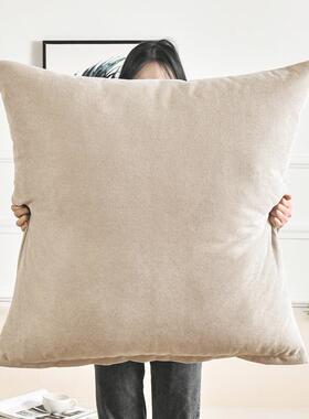 卧简约靠枕超大号靠垫套BWO沙客发室厅飘窗榻米软包腰枕榻靠背垫