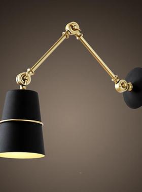 创意灯奢书房壁灯现代办简轻约餐厅led设计师公书桌床YY090301头