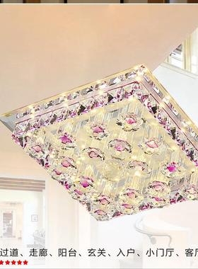 2过64CM水晶道吸顶灯led尺寸阳台灯具变光三色大色暖光节能三变光