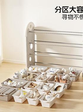 蛋糕收纳架儿童玩具收OLS纳整柜落地层家用分置物类理箱储物柜多