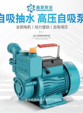 家2VJO用自吸泵20泵V高压泵自来水管水道增压泵水井抽漩涡式离心