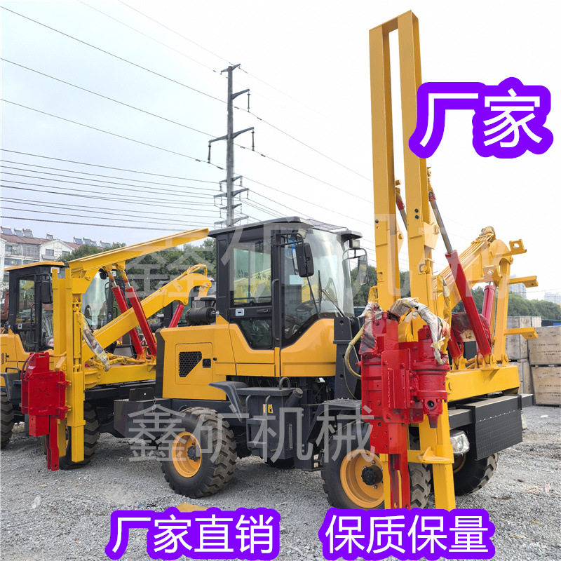 打桩机三角钢管木桩水泥桩