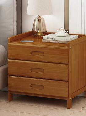 现代简床约柜小型头奶油儿ZCI童卧室家用竹收纳柜置物茶几多功能