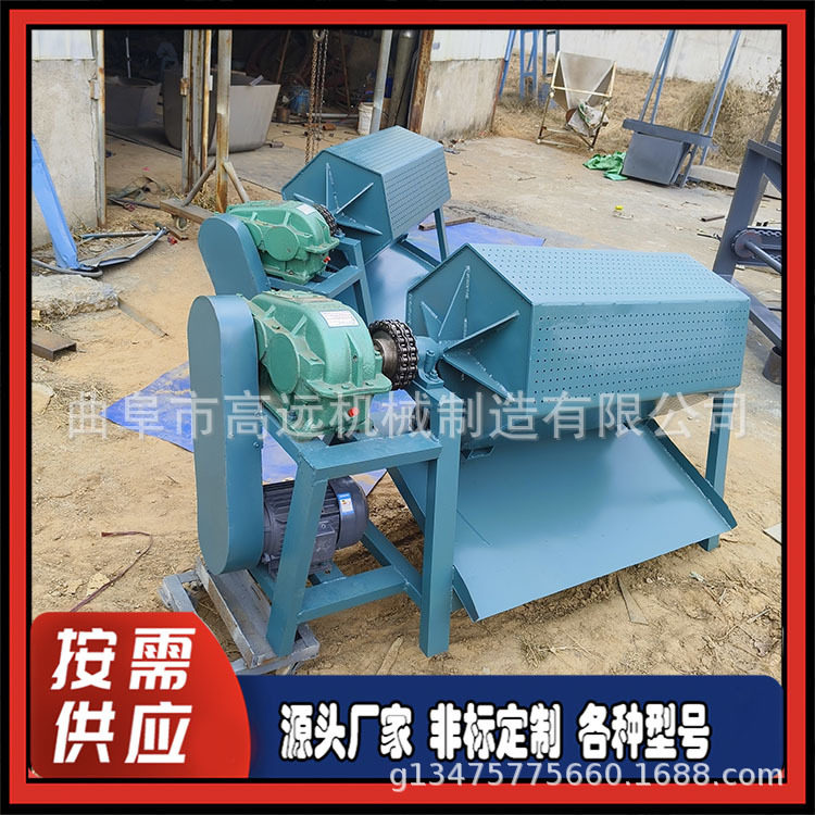 六角滚筒带收尘器研磨抛光机