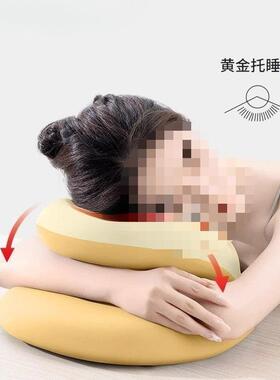 午睡枕趴睡枕办公室枕头儿童四AL100719季午枕小生趴睡颈趴趴枕护