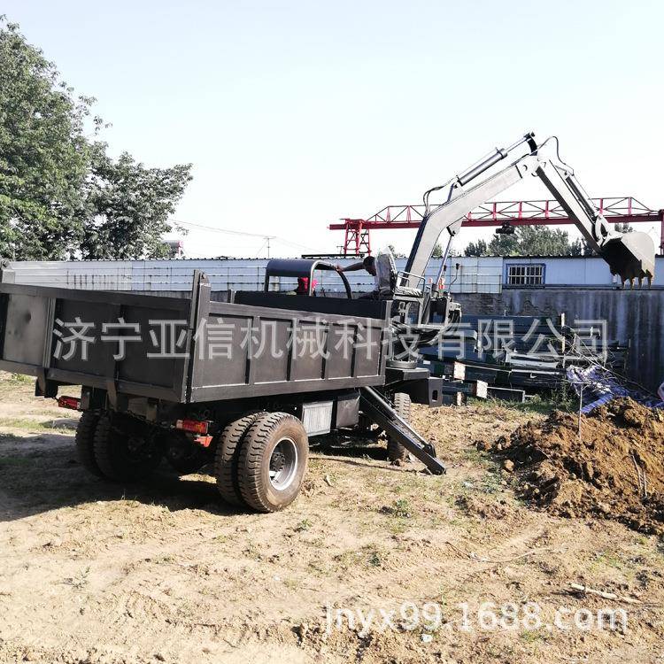 农用四驱8吨四不像随车2吨挖改927装随车挖机1吊体挖一机