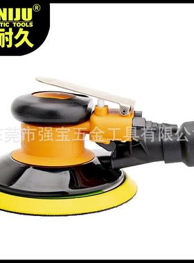橙色UJN6268V气动砂纸打砂光机磨机圆盘磨光机汽打蜡汽动风车磨抛