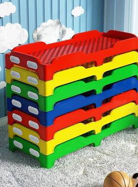 CUO幼儿园学床午床塑料床托管班小生儿童幼睡儿专用午休叠叠单床