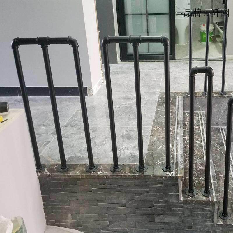 工楼业风艺个性楼梯扶手网红酒吧阁防护栏铁型室内mKMX复古阳台栏