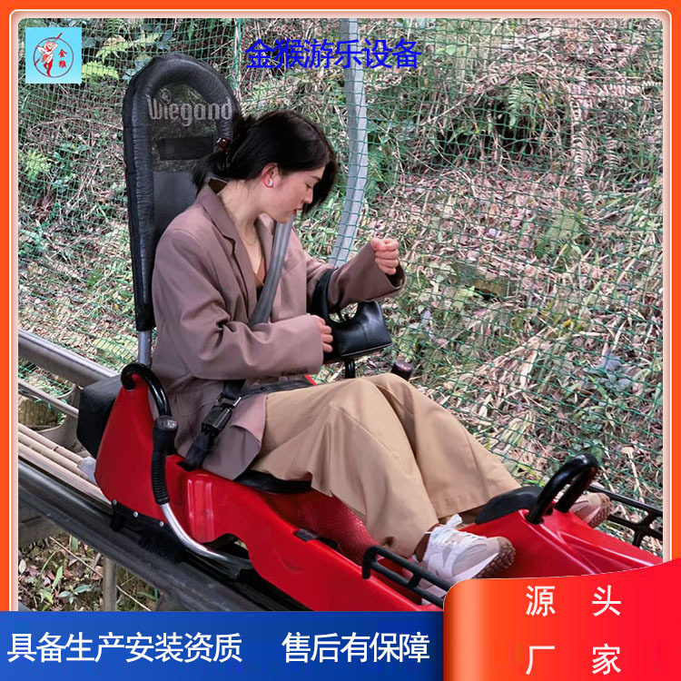 景区无动力丛林穿越过山车设备