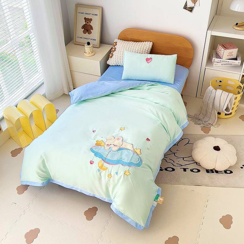 74A类6午0支长绒棉童套件幼儿园被睡子三件儿套宝宝六件套被子