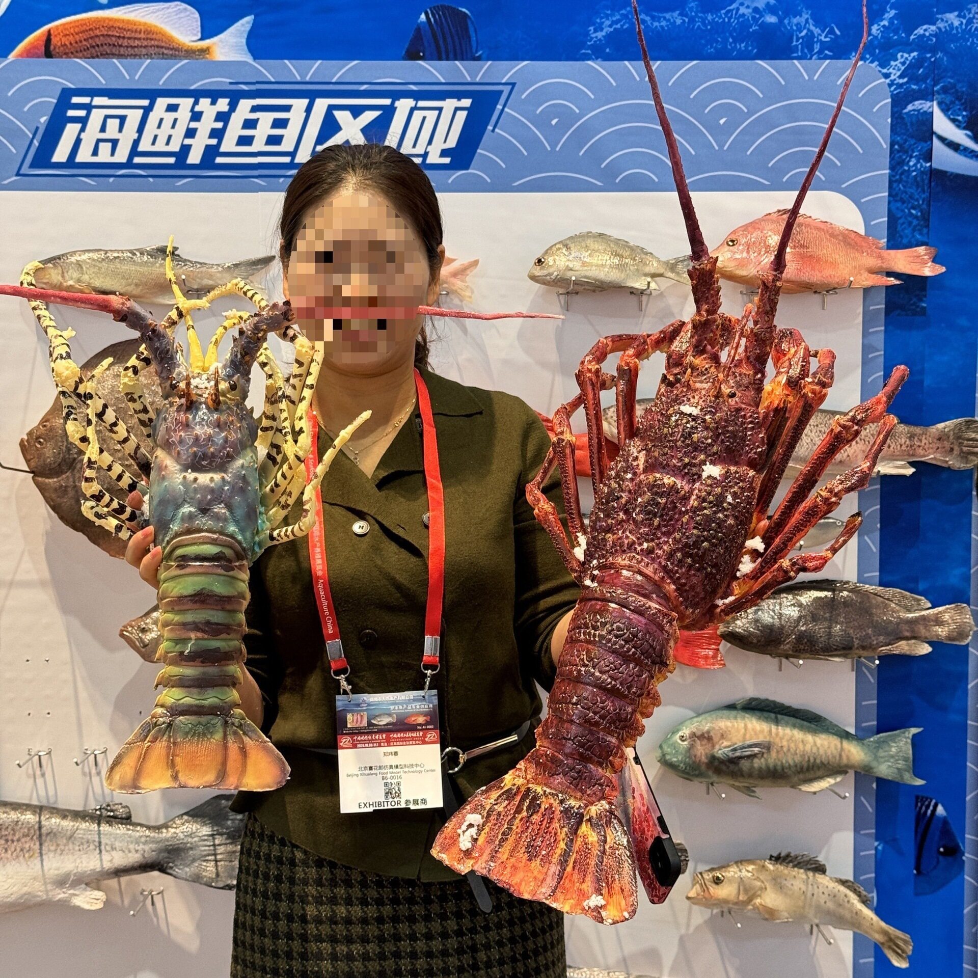 大龙虾模型澳龙青龙古巴龙波龙红龙多款式海鲜道具展台摆设品其他