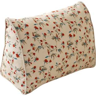 V45O角靠垫抱枕头靠包F77J8TS5办椅汽床车三小腰靠榻榻公米靠枕飘