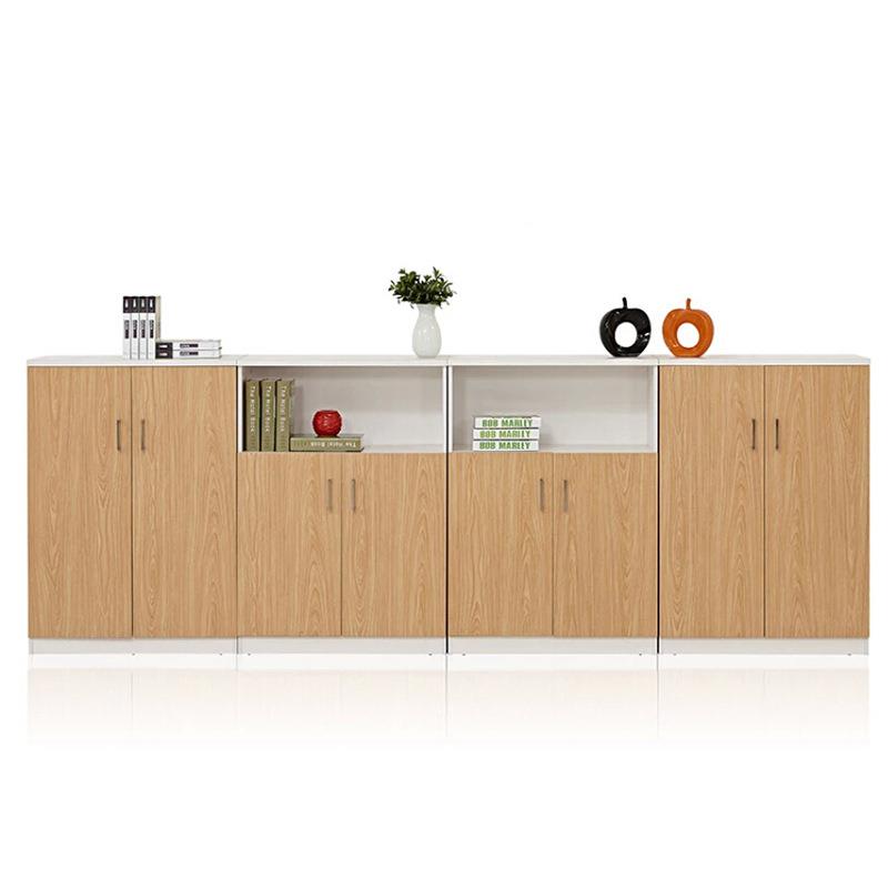 矮柜储物断柜木质茶水柜地柜长MKH条子收柜纳柜办公室文件柜隔柜