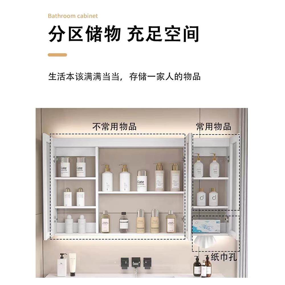 IL实镜木智能浴室柜单独挂墙带灯除式雾生间梳卫妆镜39子带置物架,家装主材,浴室镜,淘宝优惠券,粉丝福利购,淘宝优惠卷