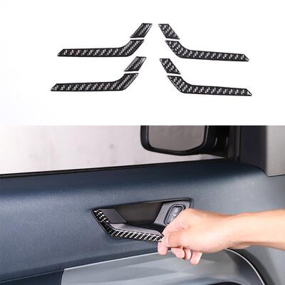 深圳车涯适用于22款福特独行侠Maverick内门碗拉手贴软碳纤维