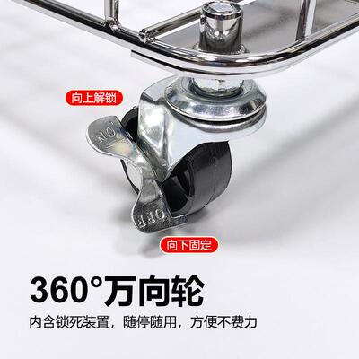 脏衣篓家用推车庭带网轮收篮YZG纳红脏衣篮放换洗衣服的收纳筐卫