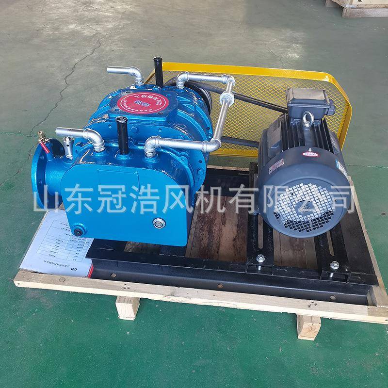 罗茨真空风机现理货罗茨真空泵污UII处风机三叶罗茨水风机真空泵