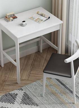 木书桌简约家用中生电脑台式桌60708学0cm小户型学实桌单ETS人习