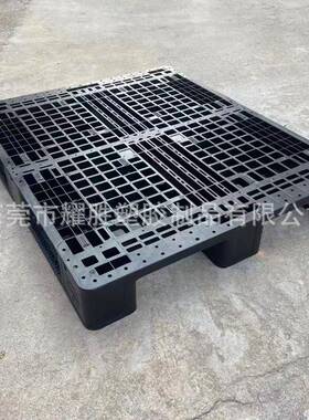 黑色静电川字EDO型卡单板面网格防静电托盘加厚新料川字包装防栈
