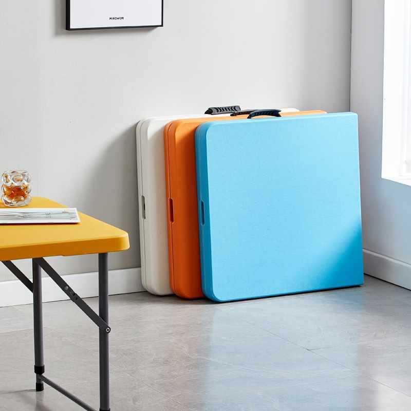 折叠桌餐F96T595S子家用便式户外野摆摊外长条正方形地摊桌简易携