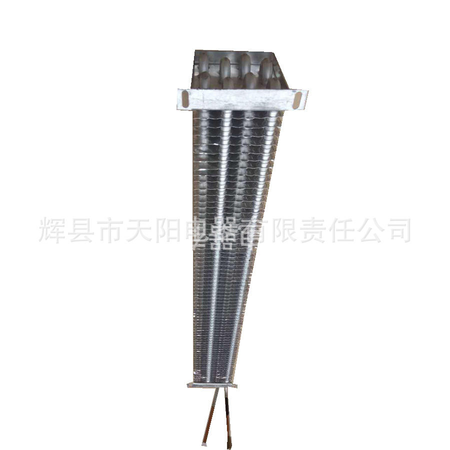 铝管铝翅片冷凝器翅片式制?