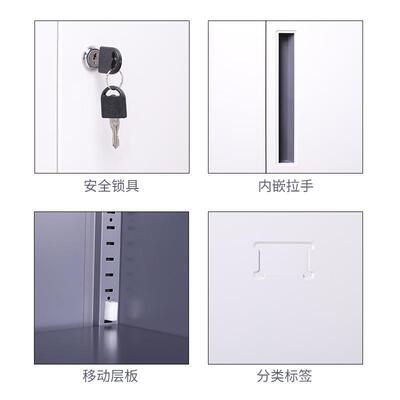 钢制边DGREHG套色衣柜健身室房员更工宿舍储物柜浴换衣窄柜铁皮柜