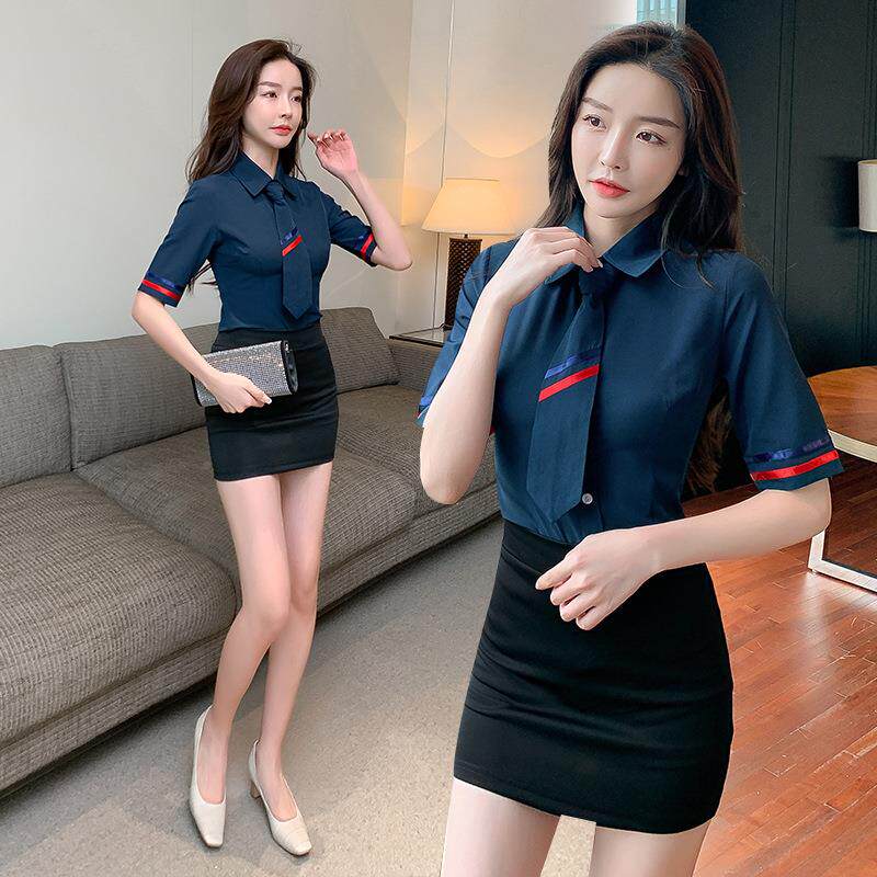 季足浴技师师工作服秋酒店前台沐足技工足衣养生馆疗店水疗工KLX