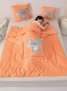 冬两用抱枕被子垫厚季宝宝绒卡通沙发汽车靠办M-241017公室午睡枕