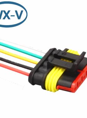 282089EVG-1线束汽车防水插头对接头2821078-1/20892-1AMP接插件D