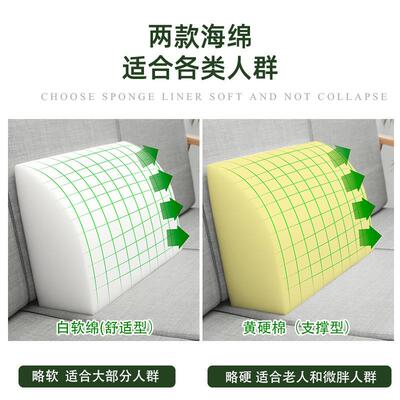 沙发靠背舍上腰枕腰靠靠枕客长方形海绵三角CZP学生寝室宿床大厅