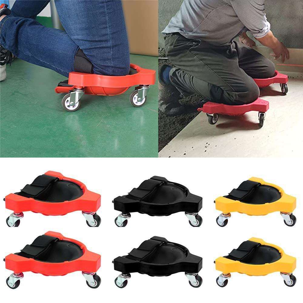 Work Knee Pads膝盖保护器 多功能滑轮护膝车 跪式地砖护膝垫