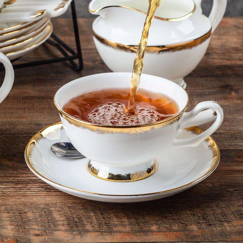 欧式陶瓷咖啡杯套装 英式下午茶杯 红茶杯套具
