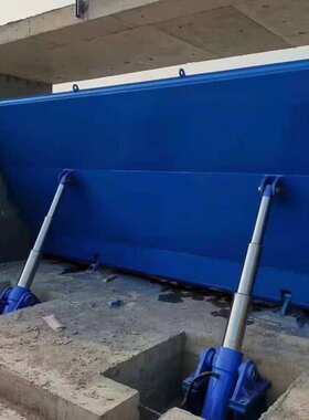 大型液压钢坝闸门景观钢坝合页坝底轴钢坝翻板闸景观水利闸门