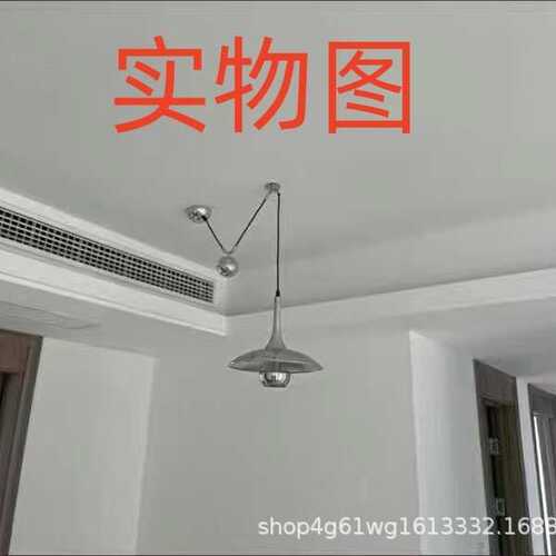 北欧极简约导台可移位飞碟吧台餐厅吊灯轻奢馆售楼部饭店专用灯具