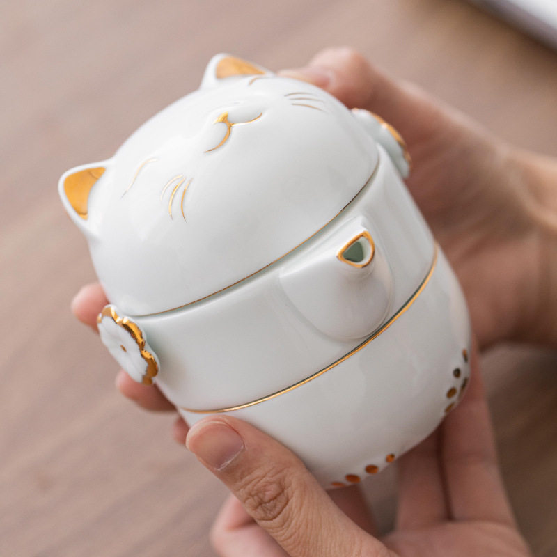A5L快客杯一壶二杯户外旅行茶具便携包陶瓷功夫泡茶壶小套装