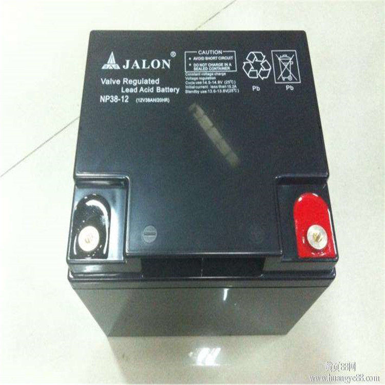 UPS电源JALON铅酸免维护蓄电池NP24-12捷隆12v24ah直流屏质保三年