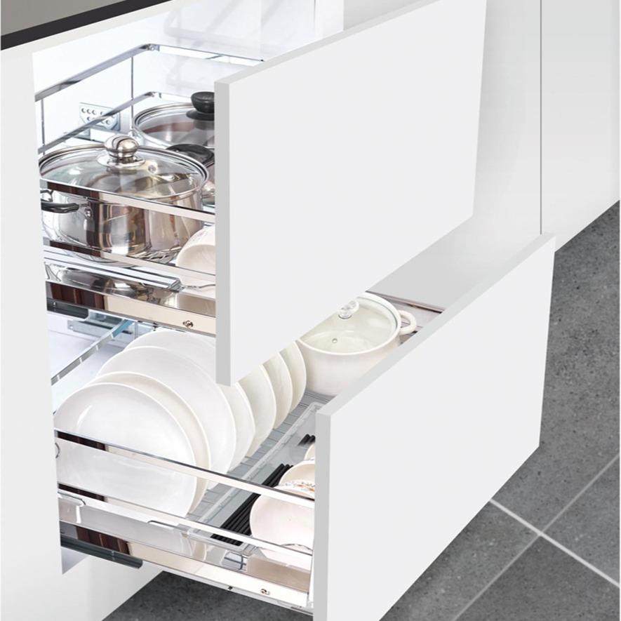 拉篮厨房橱柜201不锈钢双层抽屉式碗架收纳调味内置橱柜碗篮,农机/农具/农膜,其它农用工具,淘宝优惠券,粉丝福利购,淘宝优惠卷