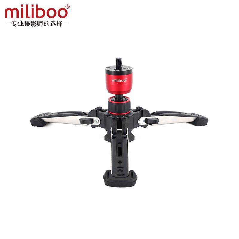 milibooMJZ01独脚架三脚爪支撑可承接液压云台3/8接口第三代脚爪