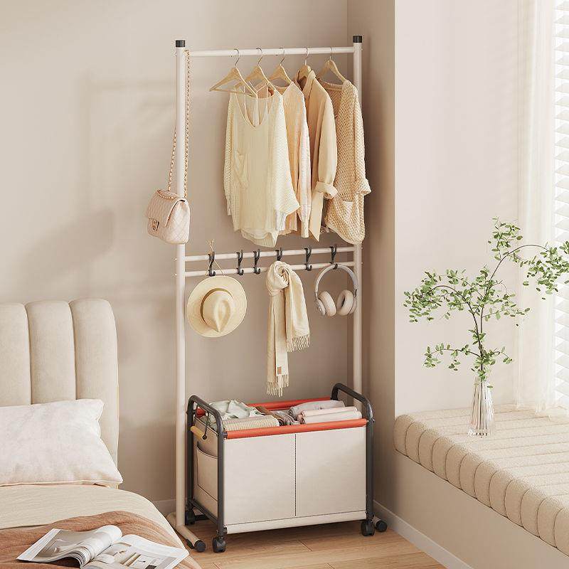 落地衣帽架双层家用卧室挂衣架床头轻奢衣服挂包收纳架子晾衣架,电子元器件市场,其它元器件,淘宝优惠券,粉丝福利购,淘宝优惠卷