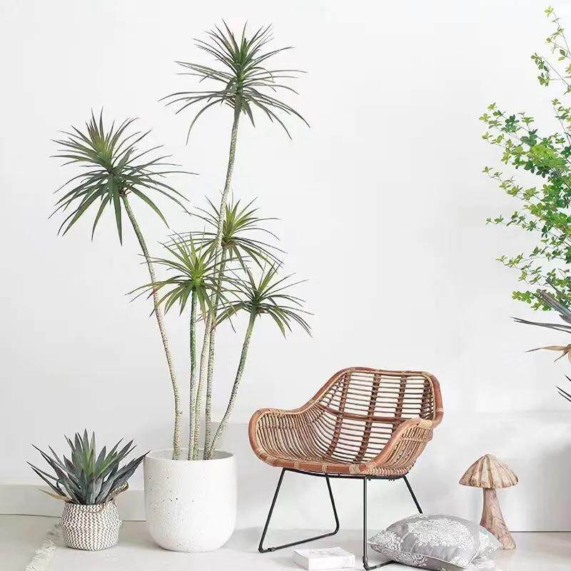 仿真绿植摆件千年铁龙血树轻奢植物盆摘客厅大型落地假植物植艺